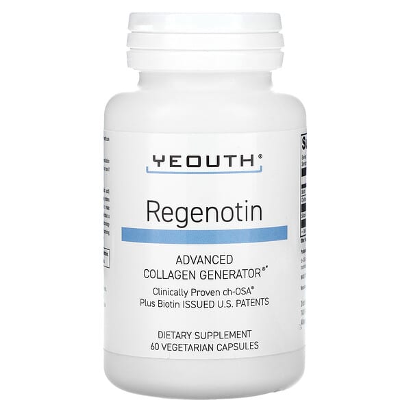 YEOUTH, Regenotin，高級膠原蛋白生成元，60粒素食膠囊