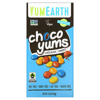 YumEarth, Choco Yums，巧克力糖果，2.5 盎司（70.9 克）