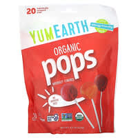 YumEarth, Organic Pops, Assorted Flavors, 20 Pops, 4.3 oz (124 g) YumEarth, Organic Pops, Assorted Flavors, 20 Pops, 4.3 oz (124 g)
