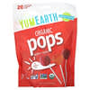 Organic Pops, Assorted Flavors, 20 Pops, 4.3 oz (124 g)