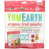 Organic Fruit Snacks, Tropical, 5 Packs, 0.62 oz (17.6 g) Each