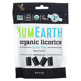 YumEarth, Organic Licorice, Black, 5 oz (142 g)