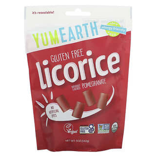 YumEarth, Gluten Free Licorice, Pomegranate, 5 oz (142 g)