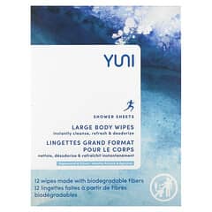 Yuni Beauty, Lámina de ducha, Menta y cítricos, 12 toallitas