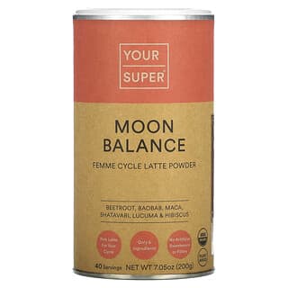 Your Super‏, Moon Balance, אבקת Latte Femme Cycle‏, 200 גרם (7.05 אונקיות)