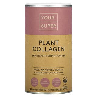 Your Super, 植物性コラーゲン、健康と美容のためのドリンクパウダー、120g（4.23オンス）
