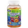 Omega-3 DHA, fruta mixta, 90 gomitas