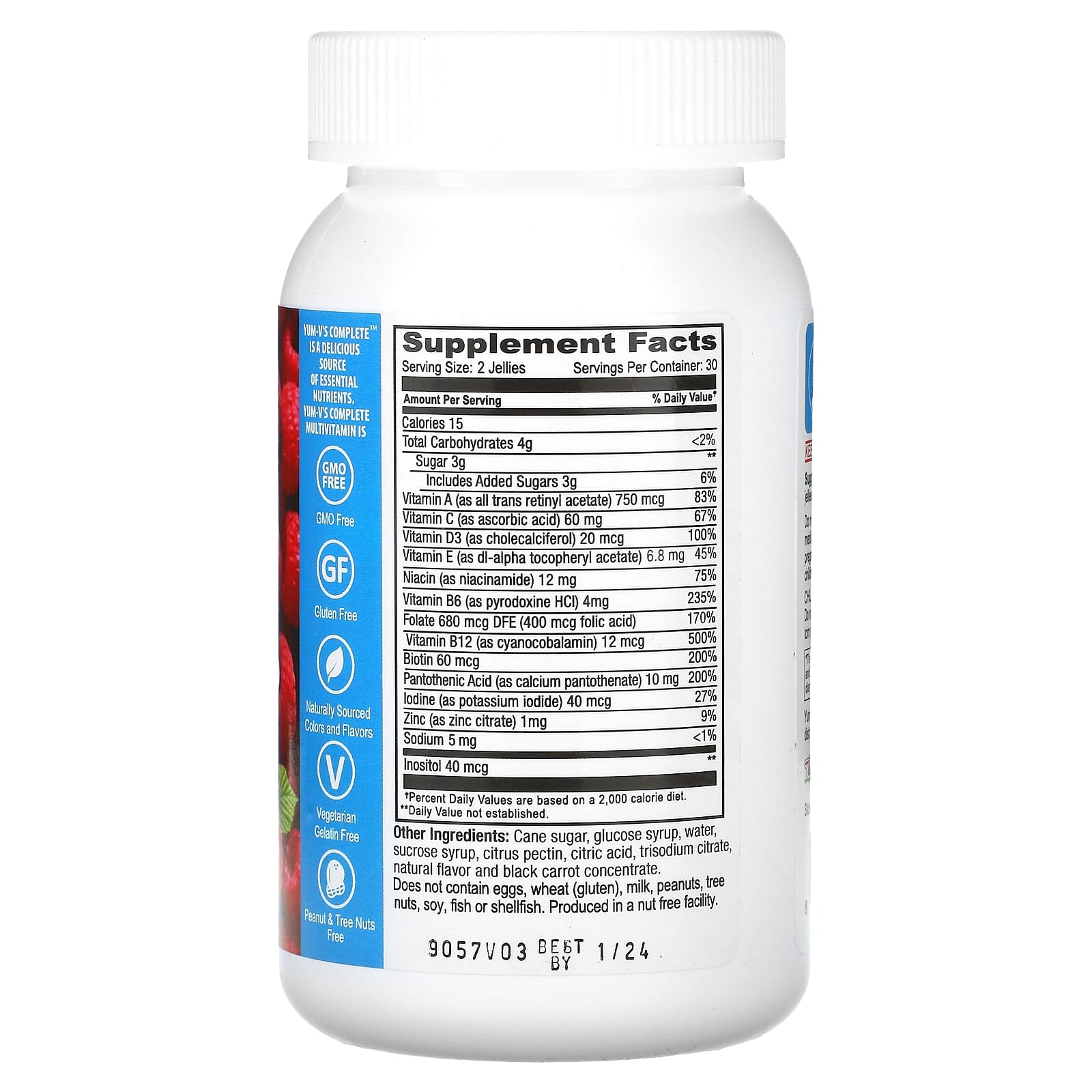 YumV's, Multi Vitamin for Adults, Raspberry, 60 Jelly Vitamins