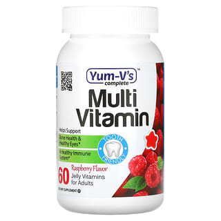 YumV's, 大人用マルチビタミン、ラズベリー味、ビタミンゼリー60個