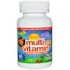Multi Vitamin, Multimineral + Iron, Zing Cherry, 90 Chewables