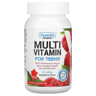 YumV's, فيتامينات متعددة للمراهقين، نكهة توت العليق، 60 كبسولة جيلاتينية