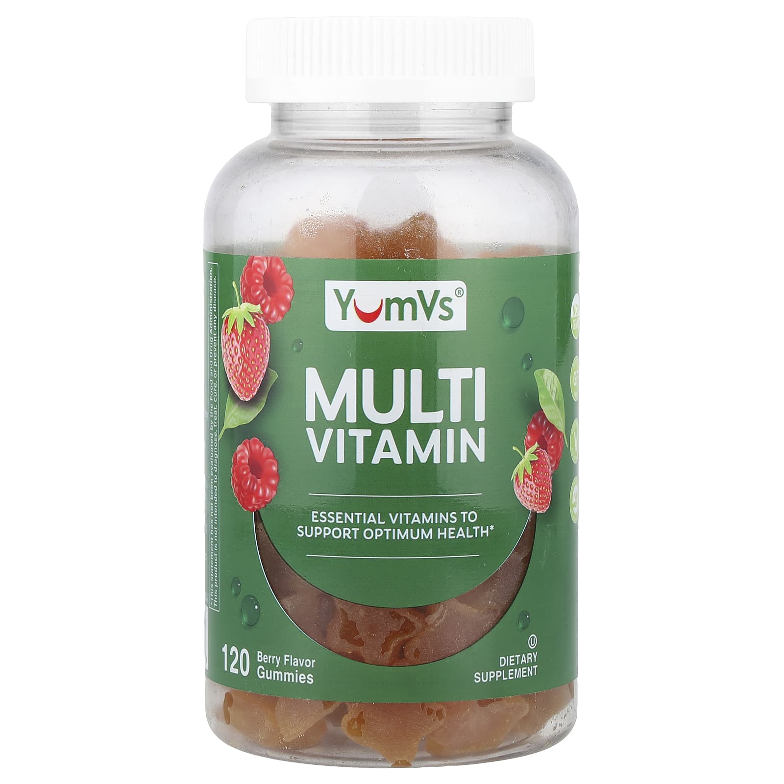YumVs Multi Vitamin Gummies – Berry – 120 gommes de YumVs