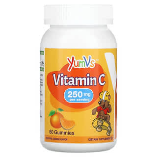 YumV's, Kids, Vitamin C, Delicious Orange, 250 mg, 60 Gummies