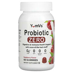 YumV's, Probiotic Zero, Himbeere, 60 Fruchtgummis