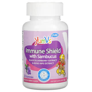 يامفيز‏, Immune Shield with Sambucus, Delicious Berry , 28 Gummies