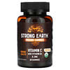 Strong Earth Organic Gummies, Vitamin C with Vitamin D3 & Zinc, Mandarin & Orange, 60 Gummies