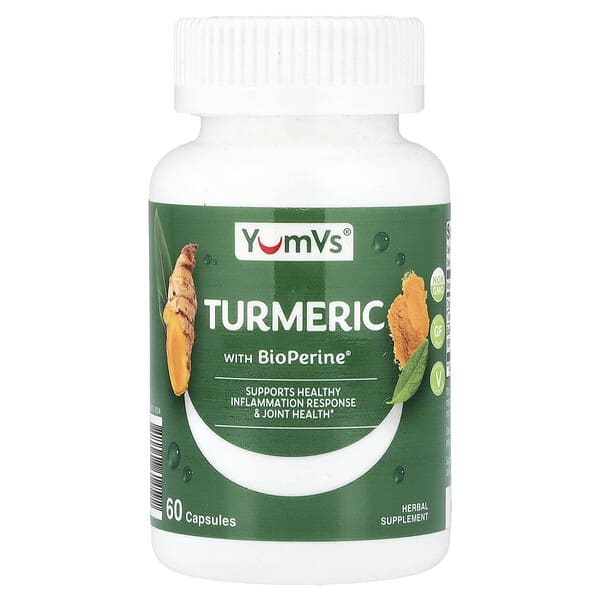 Turmeric With BioPerine®, 60 Capsules