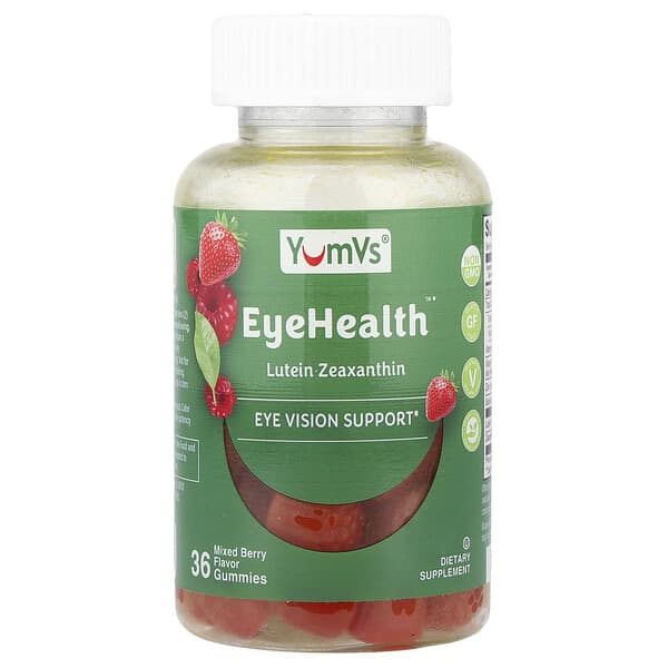 YumVs, Eye Health™ 구미젤리, 믹스 베리, 구미젤리 36개