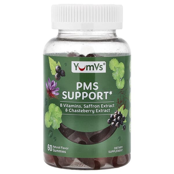 PMS Suport Gummies, Natural, 60 Gummies