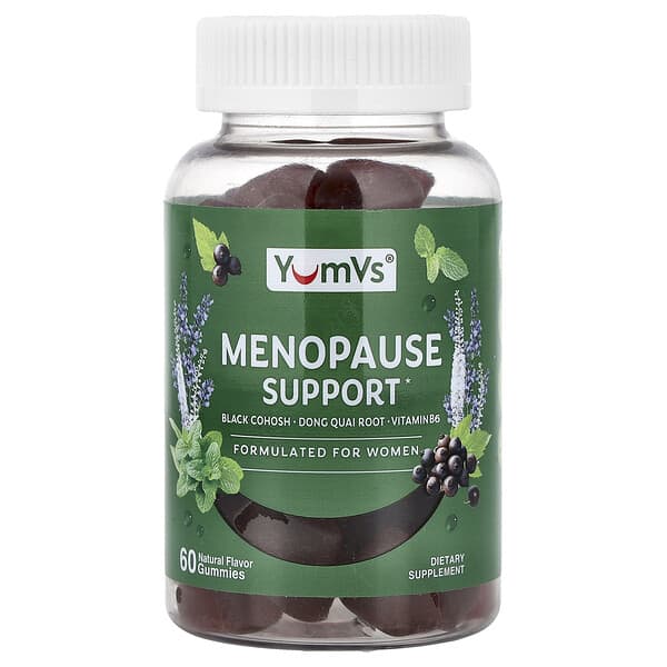 Menopause Support Gummies, Natural, 60 Gummies