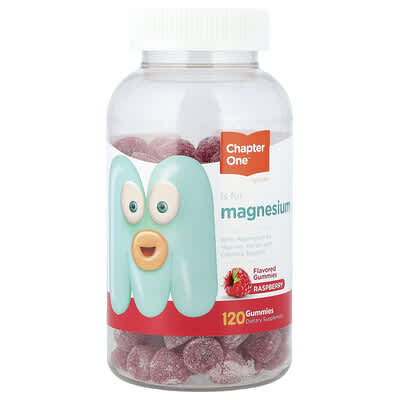 Chapter One, Magnesium Gummies, Raspberry, 120 Gummies
