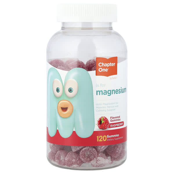Magnesium Gummies, Raspberry, 120 Gummies
