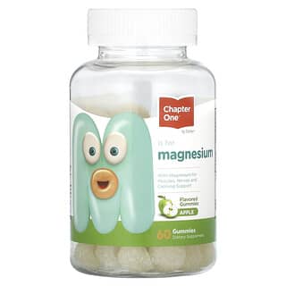 Chapter One, Magnesium Gummies, Apple, Magnesium-Fruchtgummis, Apfel, 60 Fruchtgummis