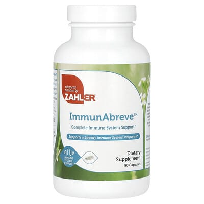 Zahler, ImmunAbreve, Multifaceted Immune System Support, 90 Capsules