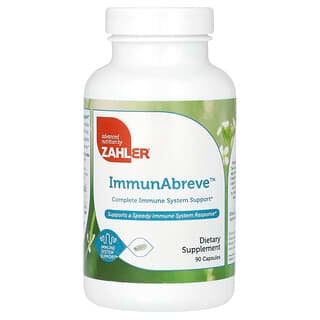 Zahler, ImmunAbreve, Complete Immune System Support , 90 Capsules