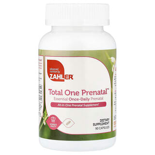 Zahler, Total One Prenatal™, Essential Once-Daily Prenatal, 90 kapslí