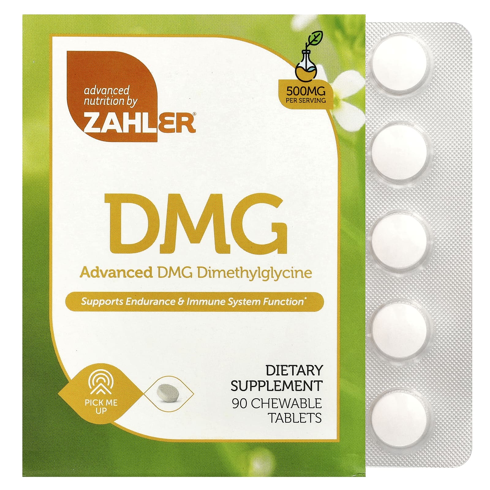 dimeticon gleitmittel Advanced DMG, Dimethylglycin, 500 mg, 90 Kautabletten