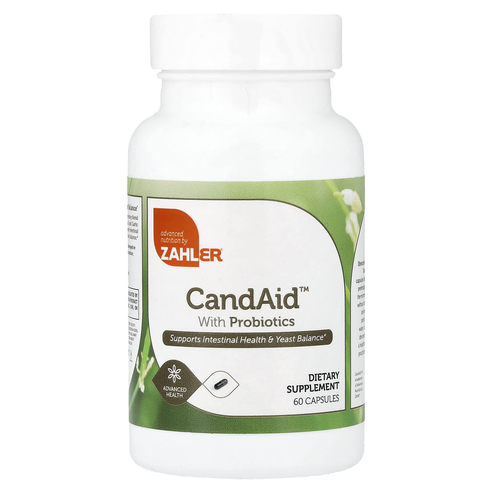 CandAid™, With Probiotics, 60 Capsules