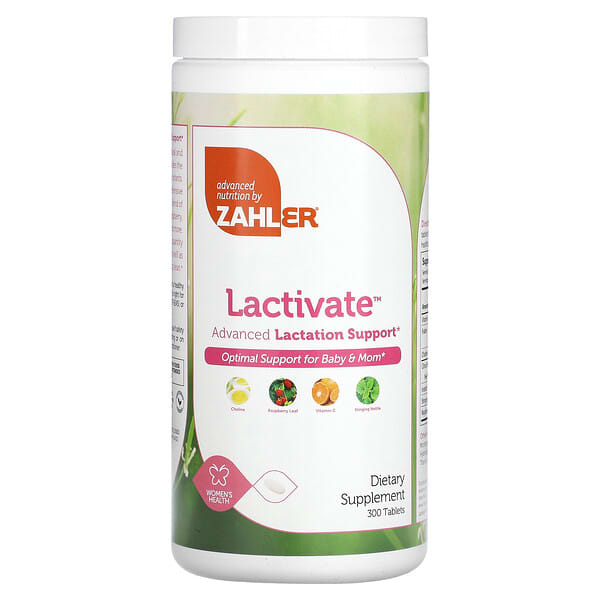 Zahler, Lactivate. Advanced Lactation Support, 300 Tablets