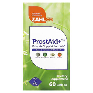 Zahler, ProstAid +, формула для поддержки простаты, 60 мягких таблеток