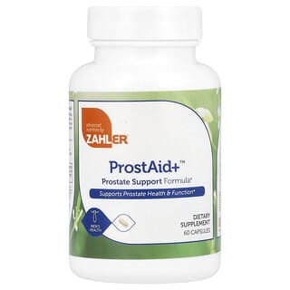 Zahler, ProstAid+™, Formule de soutien prostatique, 60 capsules