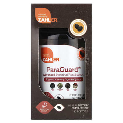 Zahler, ParaGuard™, Advanced Gut Flora Support, 90 Softgels
