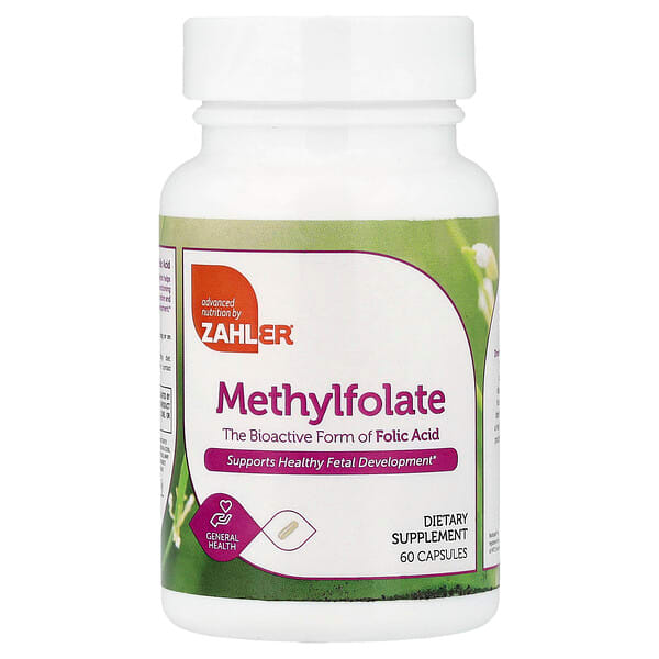 Zahler, Metilfolato, 1000 mcg de DFE, 60 cápsulas