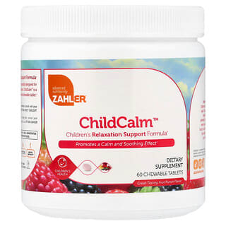 Zahler, ChildCalm™, Children's Relaxation Support Formula, Fruit Punch, 60 Chewable Tablets