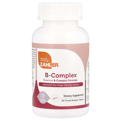Zahler, B-Complex, 60 Timed Release Tablets