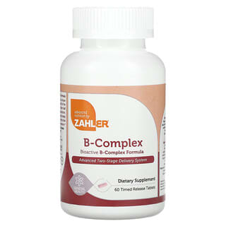 Zahler, Complejo de vitaminas B, 60 comprimidos de liberación prolongada