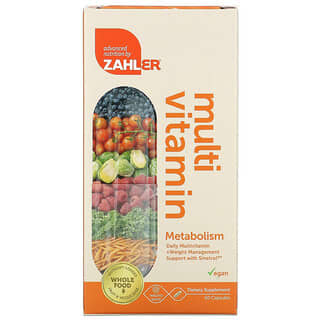 Zahler, Multivitamin Metabolism, Daily Multi + Weight Management Support with Sinetrol, 60 Capsules