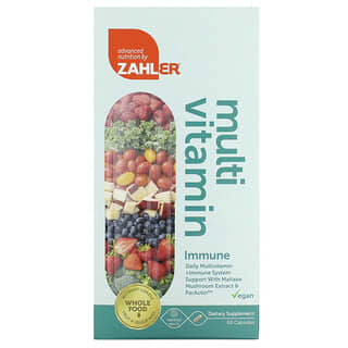 Zahler, 종합비타민 이뮨, 잎새버섯 및 파락틴 함유 데일리 종합비타민 + 면역력 지원, 캡슐 60정