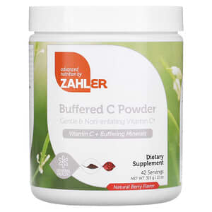 Zahler, Buffered C Powder, gepuffertes C-Pulver, natürliche Beere, 315 g (11 oz.)