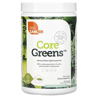 Zahler, Core Greens, Superaliment végétal avancé, 345 g