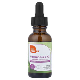 Zahler, Vitamina D3 e K2, 30 ml (1 fl oz)