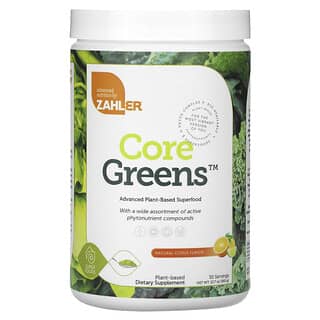 Zahler, Core Greens™, Superaliment avancé à base de plantes, Agrumes naturels, 360 g