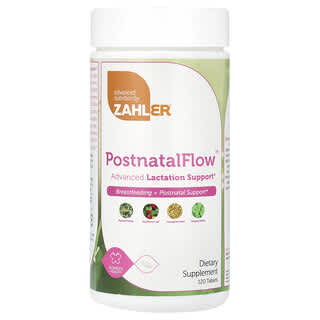 Zahler, Postnatal Flow™, 120 Comprimidos