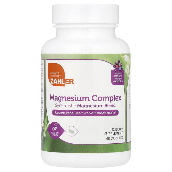 Zahler Magnesium Complex, 60 Capsules