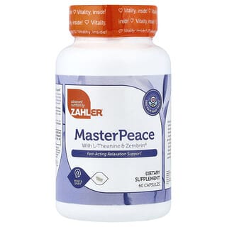 زاهلر‏, MasterP Peace مع ل-ثيانين و Zembrin® ، 60 كبسولة