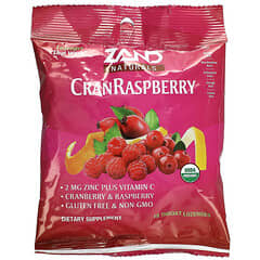 Zand, Naturals, Organic CranRaspberry, 18 Throat Lozenges